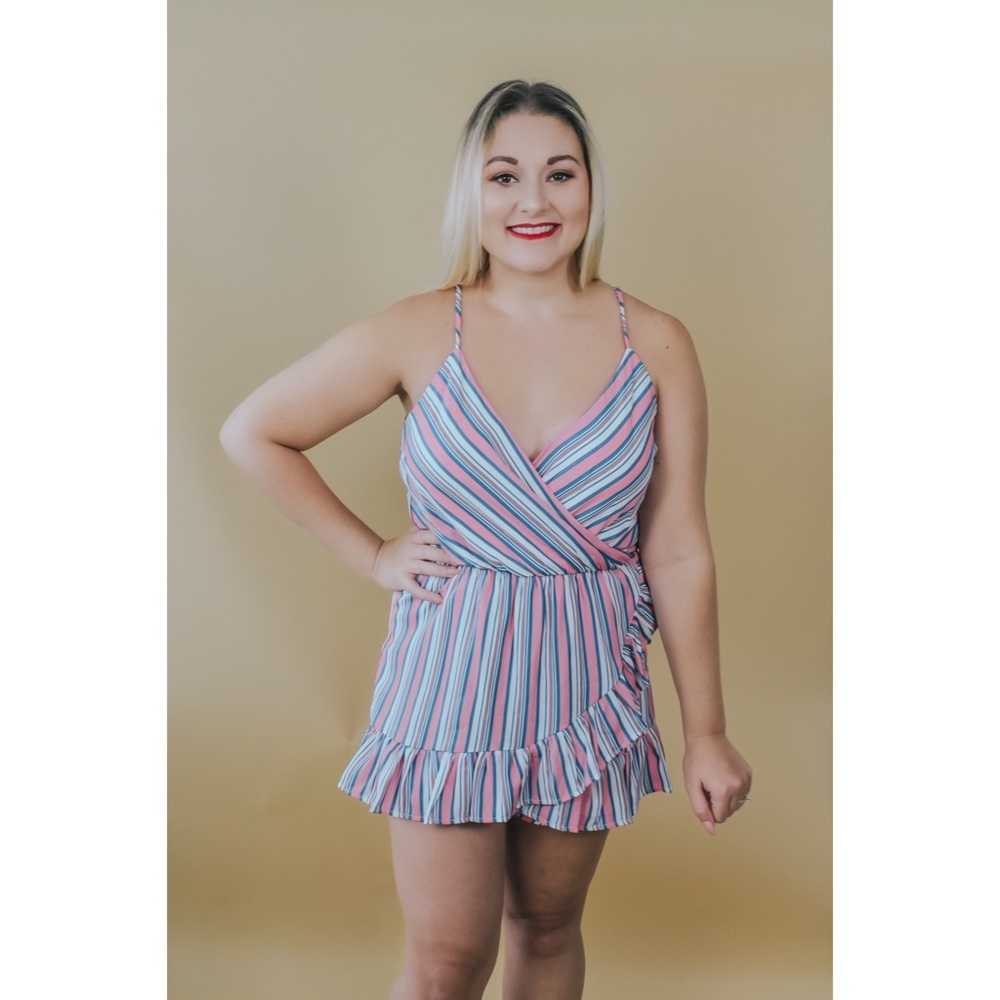 Amusement striped romper - Picture 3 of 6